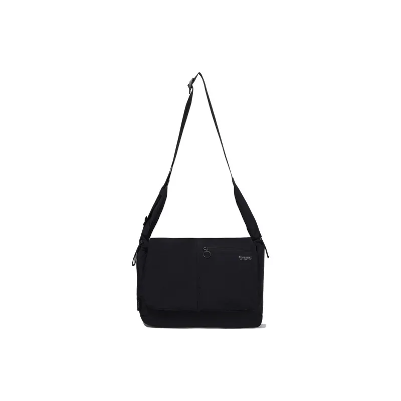 COVERNAT Nylon Crossbody Bag Large Size Unisex Black-0