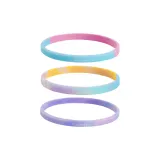 Cotton Candy Gradient Wristband Tricolor Set