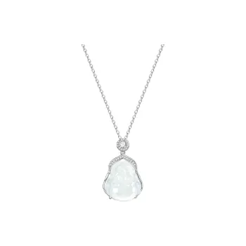Liuzhen Hall Chalcedony Jade Necklaces Women's