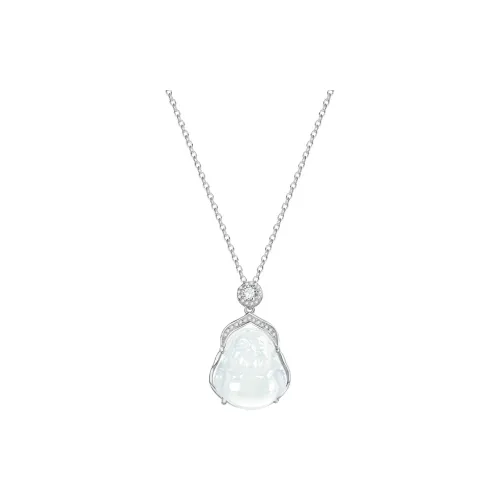 Liuzhen Hall Chalcedony Jade Necklaces Women's