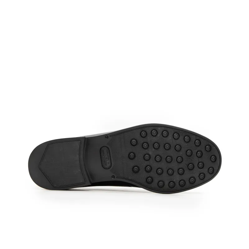 Satchi Dress Shoes Slip on Men's Black-5