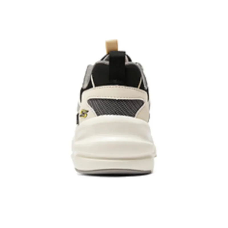 Skechers DLITES Anti Slip Wear Resistant Low Top Casual Running Shoes Women's Beige Black-4