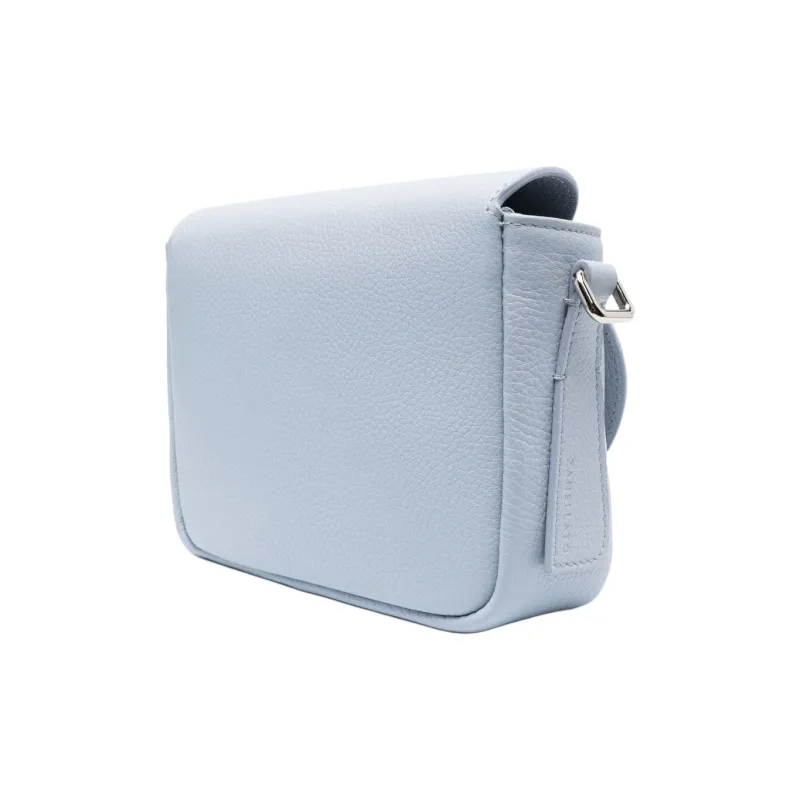 Zanellato Calfskin Shoulder Bag Crossbody Bag Small Size Women's Light Blue-1