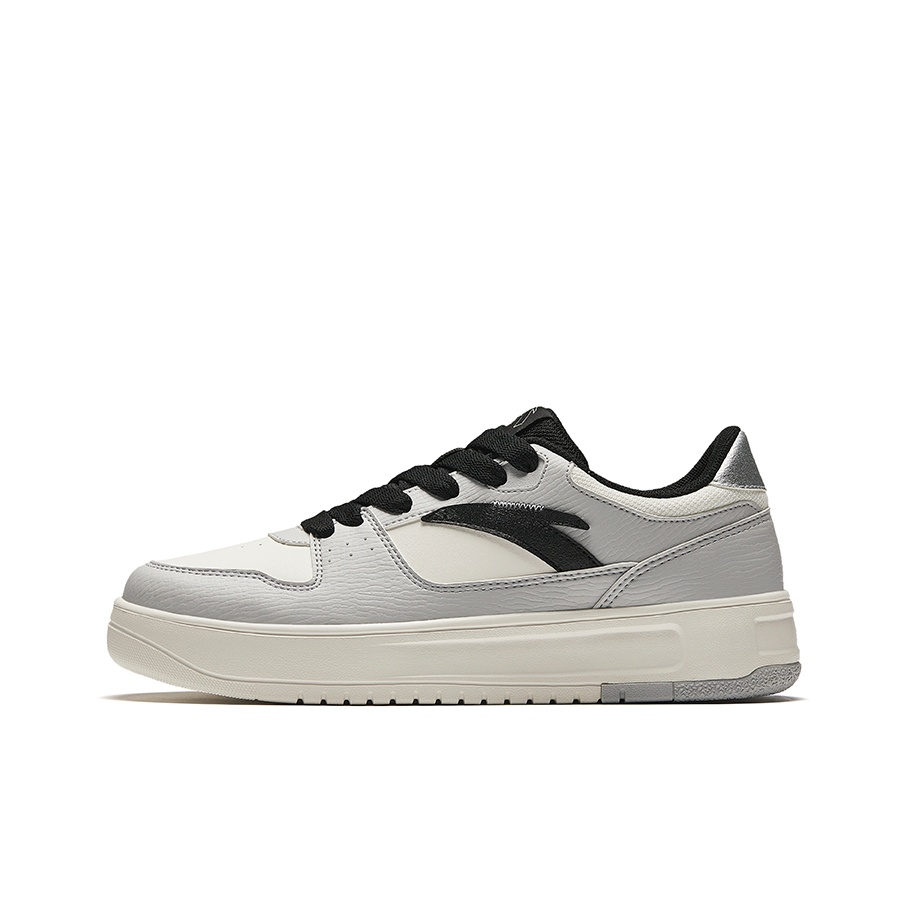 ANTA Life Collection Skateboard Shoes Men Low-Top Ivory