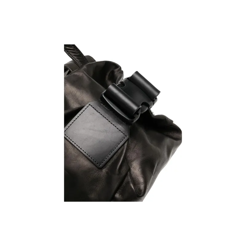 Yohji Yamamoto Multiple pocket Leather Backpack-2