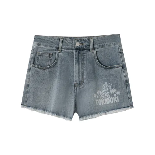 Tokidoki Denim Shorts Women's Blue