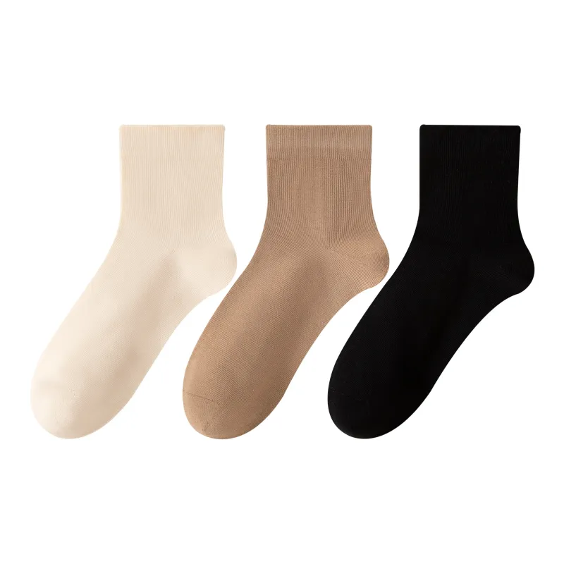 XXLLG Mid Calf Socks Women's 3 Pack-5