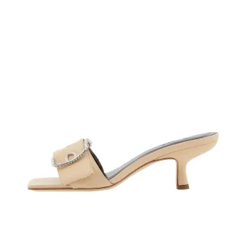 By Far Slide Slippers Women's Beige