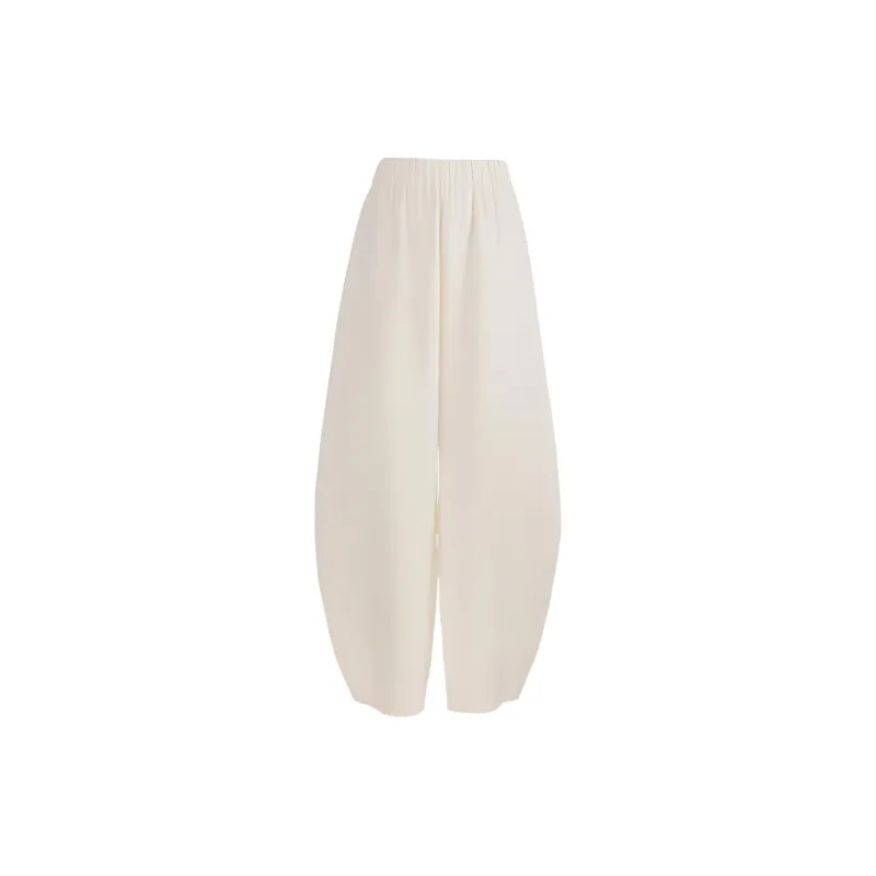 YOEYYOU Casual Pants Women's Light Honey Yellow-1