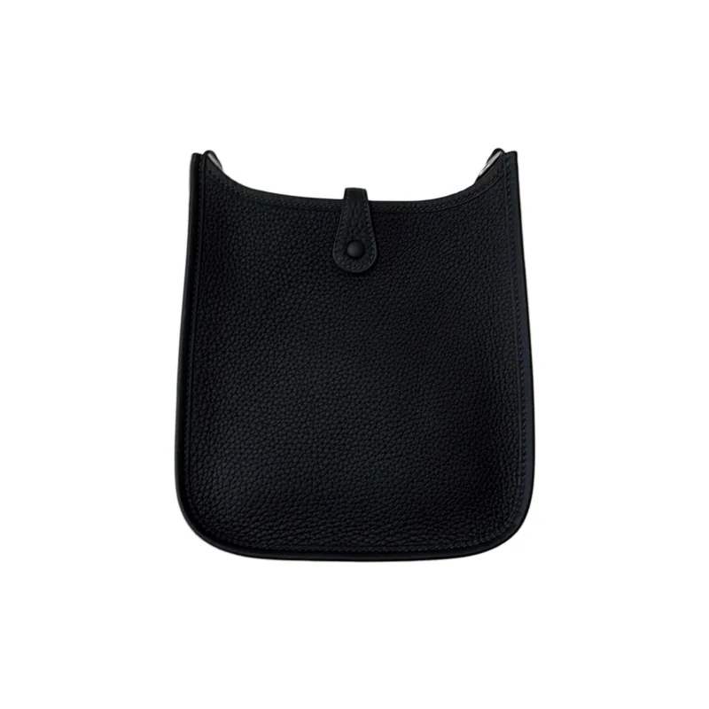 HERMES Evelyne Clemence Leather Shoulder Bag Crossbody Bag Mini Women's Marine Blue-1