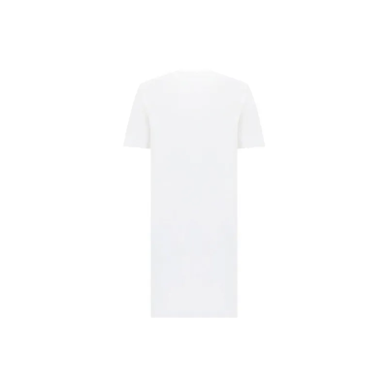 LOVE MOSCHINO Short Sleeved Dresses Women's White-1