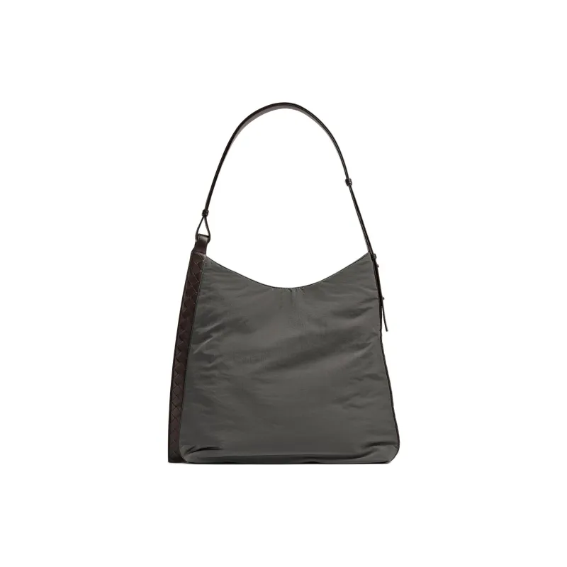 Bottega Veneta Nylon Hobo Bag, Handbag, Shoulder Bag Men's Light Graphite-2