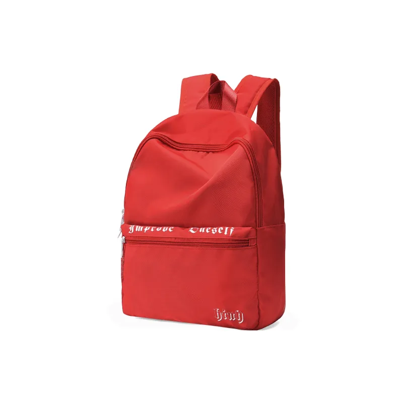 HINY Polyester Kids' Backpack, Mini Small Bag Unisex Red-1