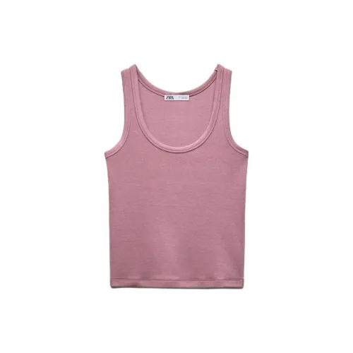 ZARA T-Shirts Women's Purple