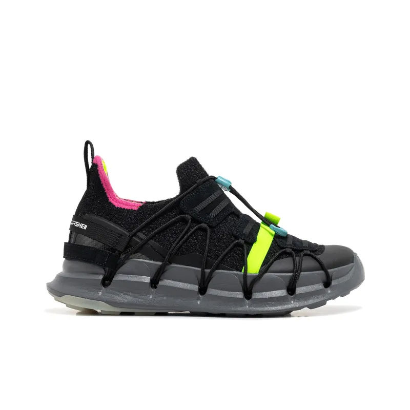 CARBONSTAR SHELL Armor Series Wear Resistant Low Top 'Sewing Sole Stitched Sole' Sprint Running Shoes Unisex Black-1