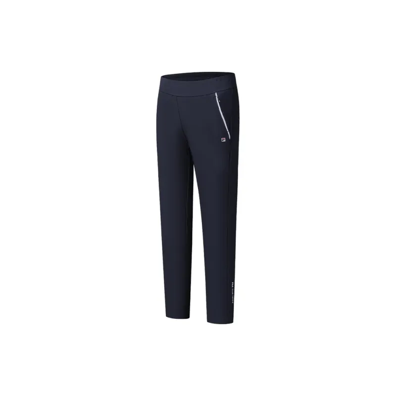 FILA Knitted Sweatpants Women's RD Royal Blue-1