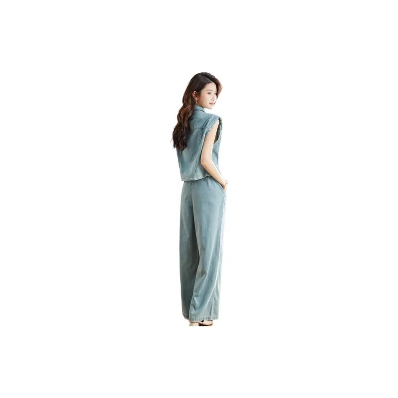TERRE BLEUE Casual Suit Women's Light Blue-1