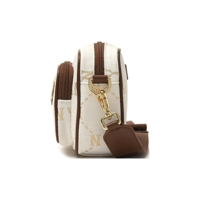 MLB Polyester With Nylon Crossbody Bag Regular Unisex White-3