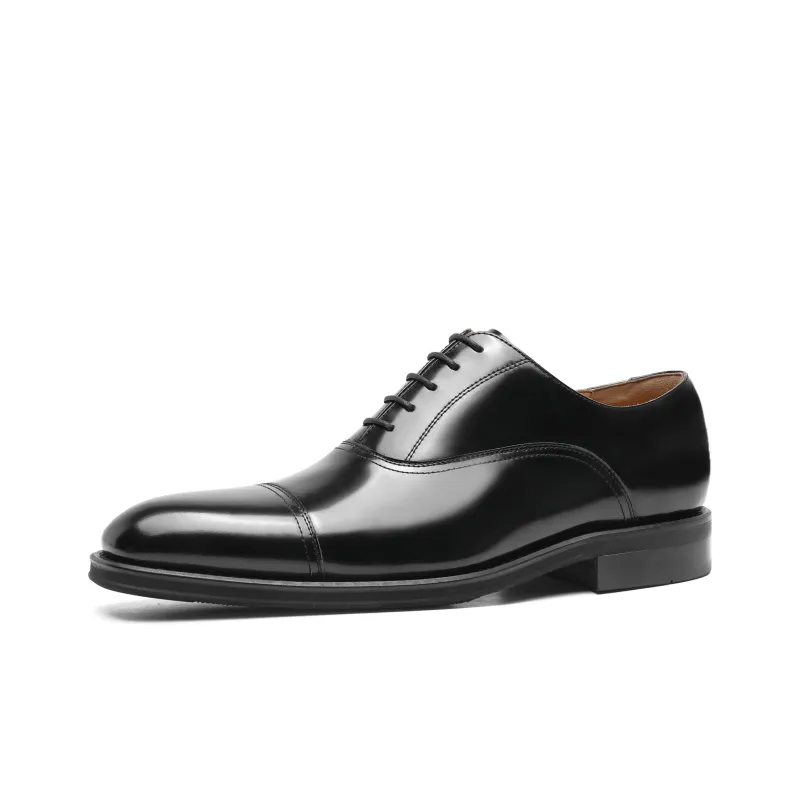 Desai Dress Shoes Men Low Top Black-1