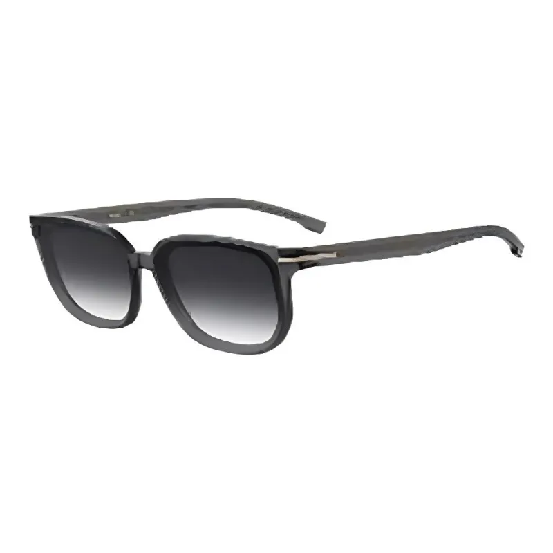 HUGO BOSS   Rectangular Sunglasses Unisex Gray-0