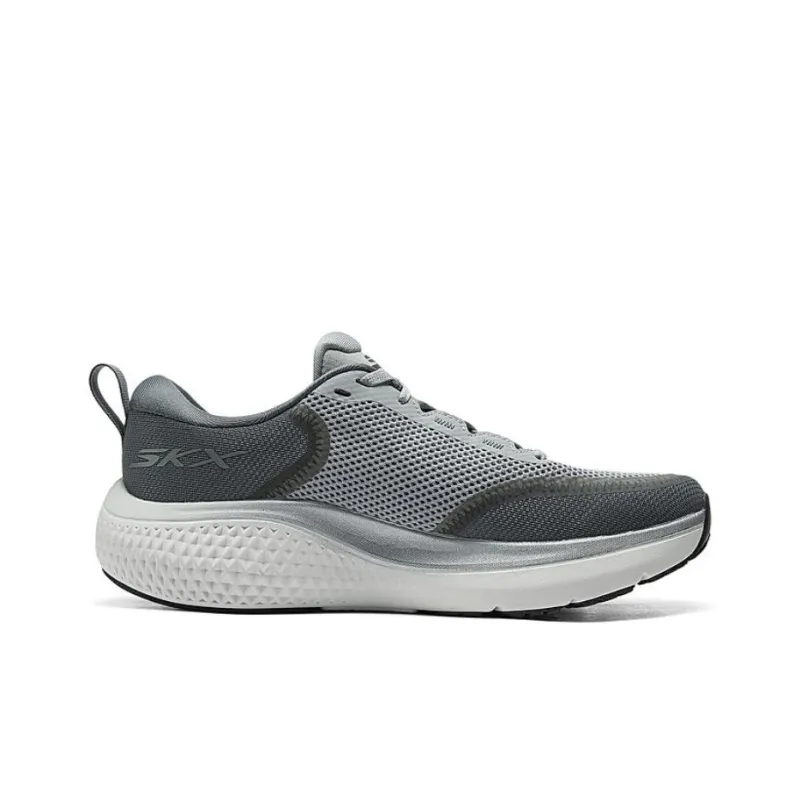 Skechers MEN'S GO Anti-Slip Wear-Resistant Low-Top Casual Running Shoes Men's Gray White-1