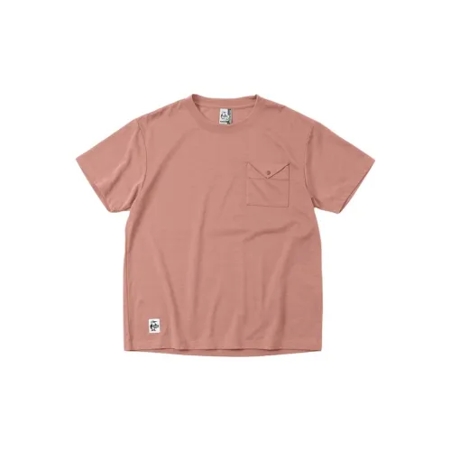 CHUMS T-Shirts Unisex Smoked Salmon Pink