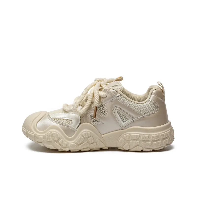 Zun'er Cushioning Anti-Slip And Wear-Resistant Low-Top Chunky Sneakers Women's-13