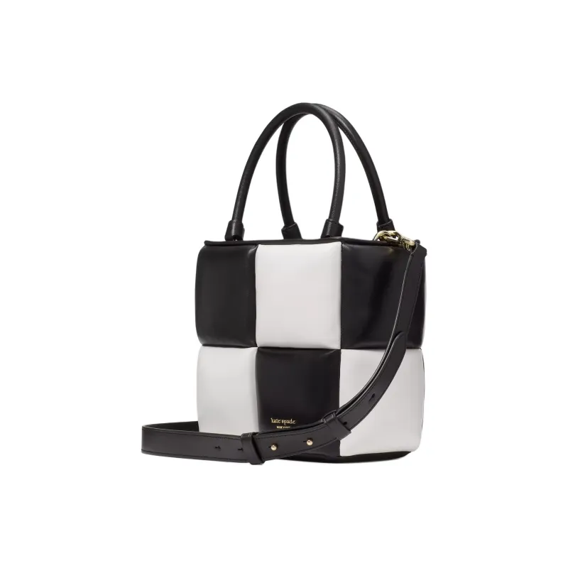 Kate Spade Sheepskin Shoulder Bag Crossbody Bag Handbag Women's Black & White-1
