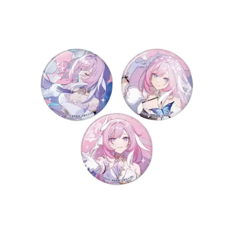 MIHOYO Honkai/Bronya X Honkai/Kiana, Honkai/Ayashiya Saint Seiya Collection Badges-4