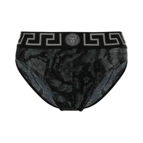 VERSACE Greca Border Barocco Printed Briefs