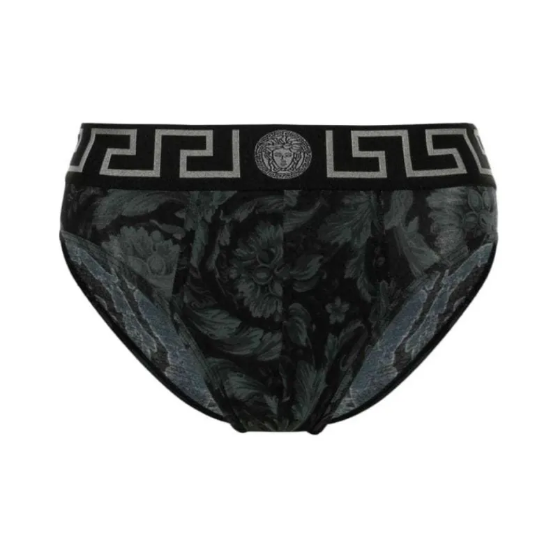VERSACE Greca Border Barocco Printed Briefs-0