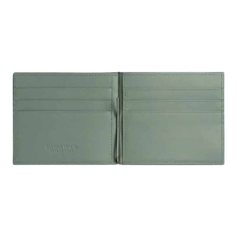 Bottega Veneta Intrecciato Bill Clip Bifold Wallet-2