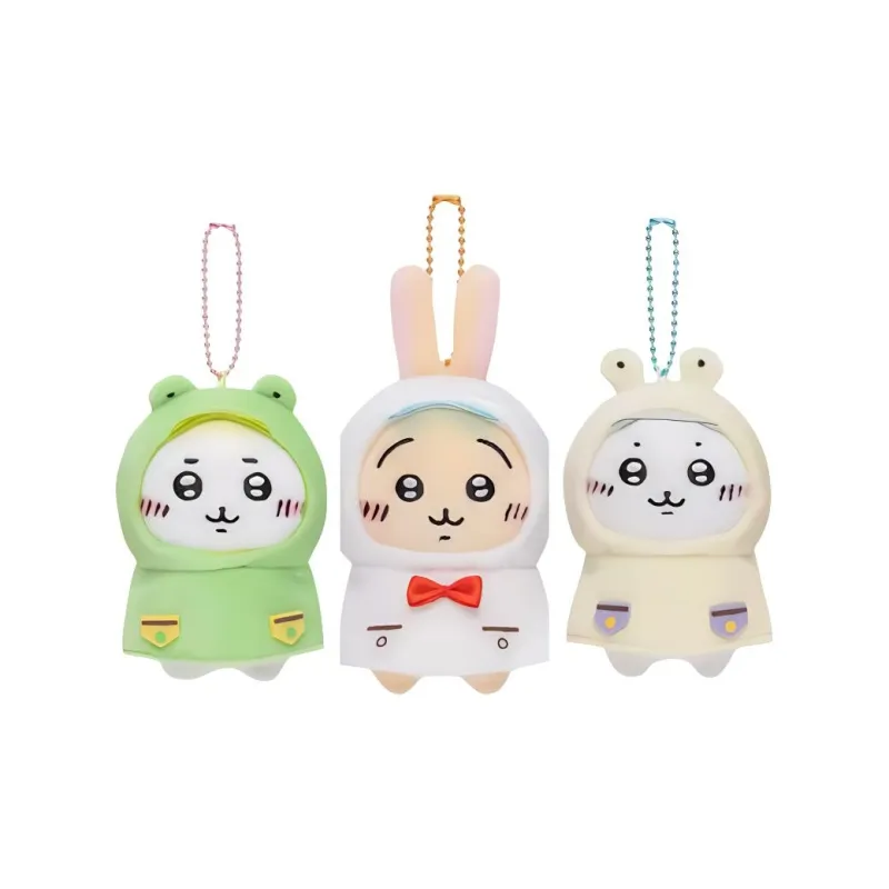 Chiikawa Raincoat Collection Dolls Plush Pendant Small Size Tall-1