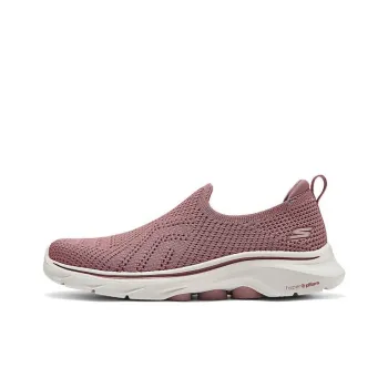 Skechers GO WALK 7 Breathable Lightweight Low Top Casual Shoes Women's Rose Brown