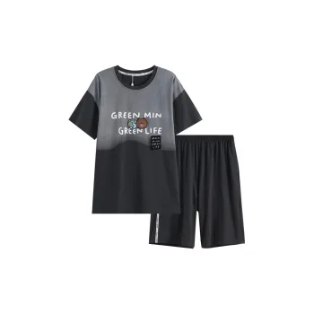 FENTENG Pajama Set Men's Dark Gray