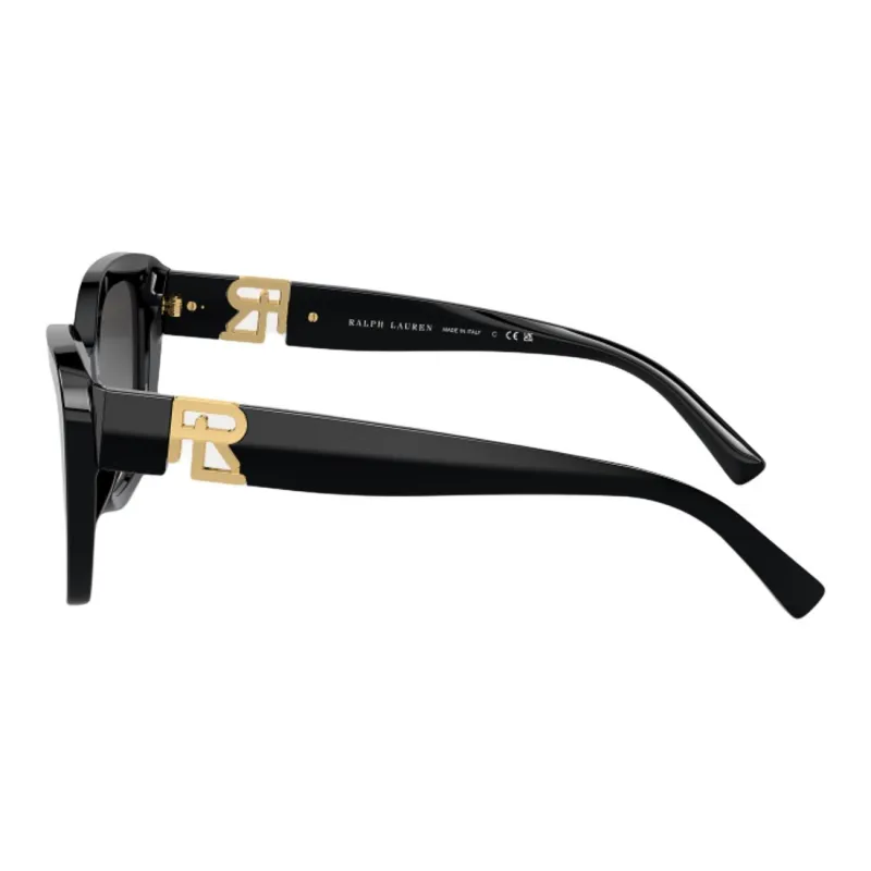 Ralph Lauren Collection Irregular Shape Sunglasses Women's Black-2