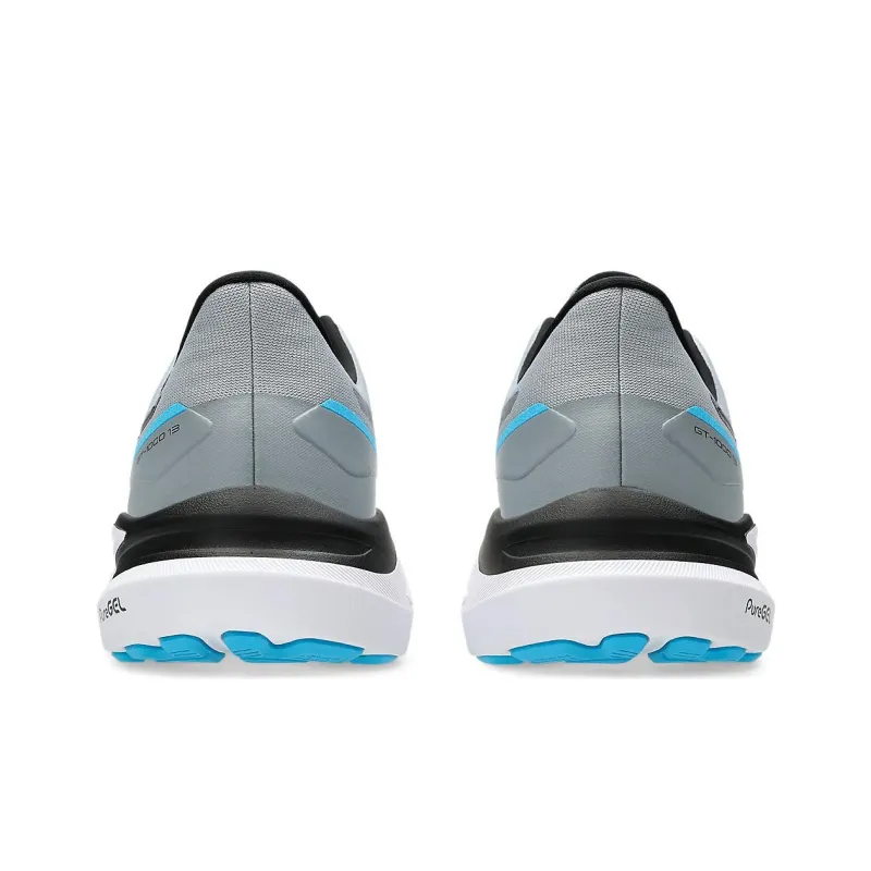 Asics GT 1000 13 Cushioning, Slip Resistant, And Abrasion Resistant Low Top Running Shoes Men's Gray Black-3