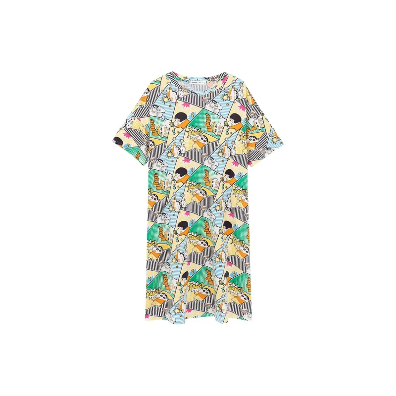 QINZUIMAO x Crayon Shinchan/ Nightgown Women's Multicolor-0