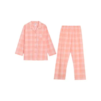 Red Beans At Home Pajama Set Women's Scented Leaf Red