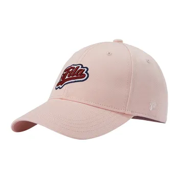 FILA FUSION Cotton Baseball Caps Unisex Champagne Pink