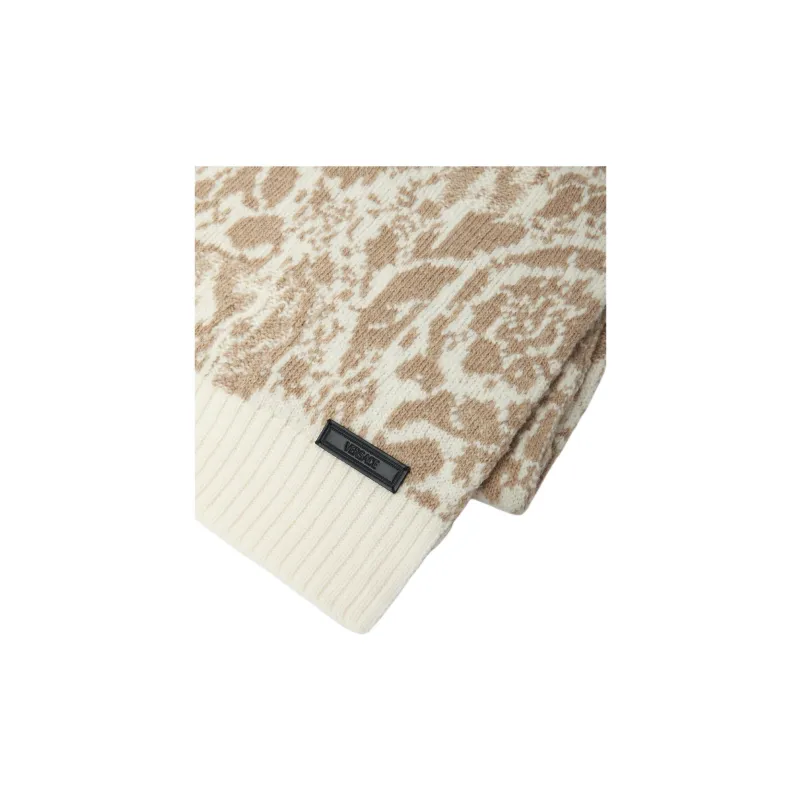 VERSACE Barocco Jacquard Wool Scarf-1