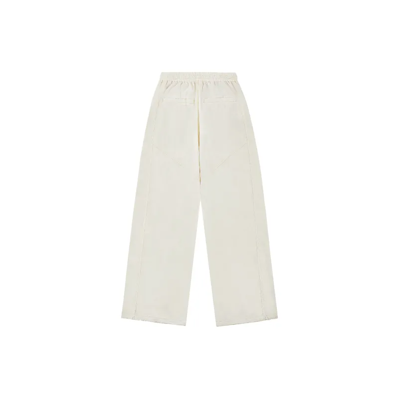 BLANK PROGRAM Casual Pants Unisex Ecru-1