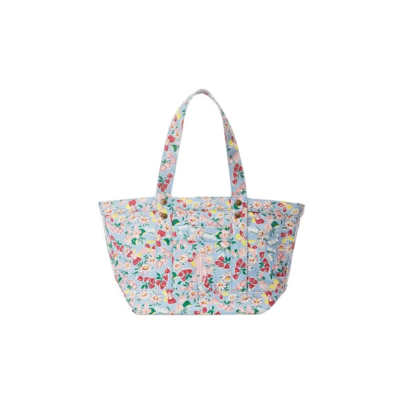 Ralph Lauren Canvas Handbag Mini Kids' Blue-2