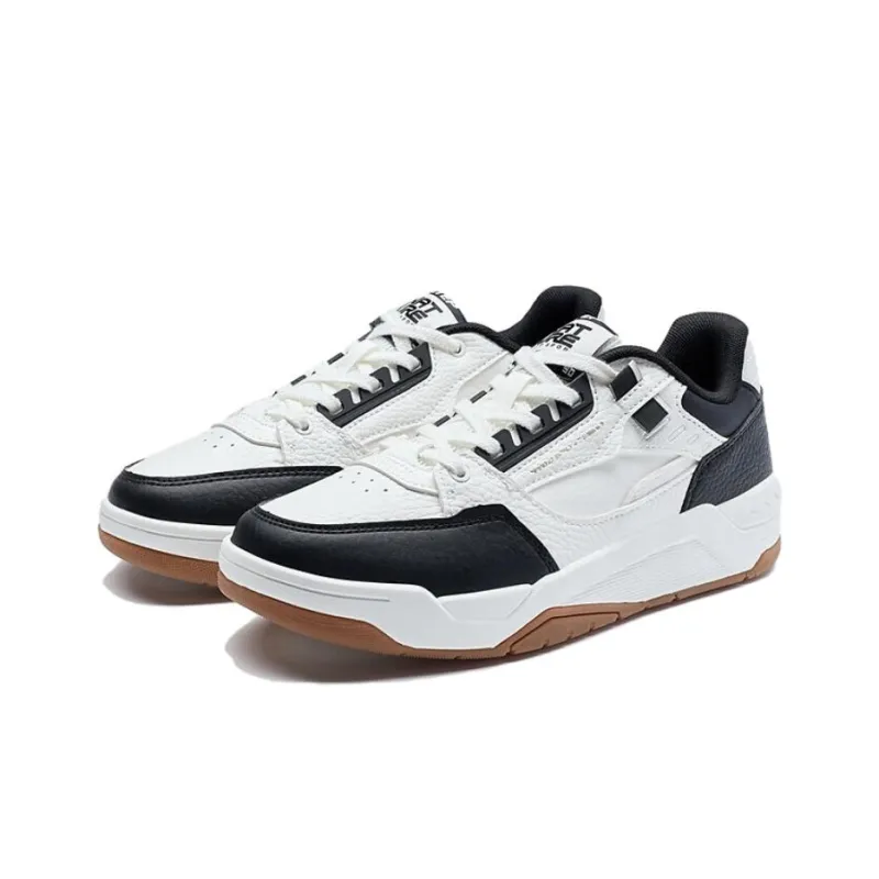 XTEP New Dawn Lightweight Low Top Skateboard Shoes Women's White Black-2