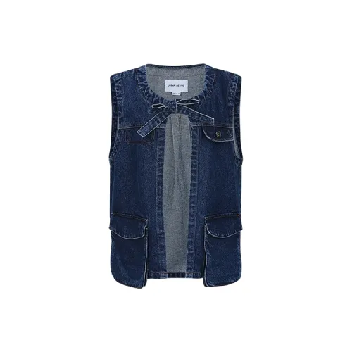 URBAN REVIVO Denim Jackets Women's Blue