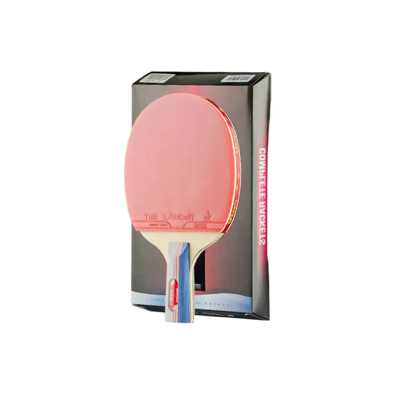 Butterfly Ping Pong Paddles Unisex All Wood Red-6