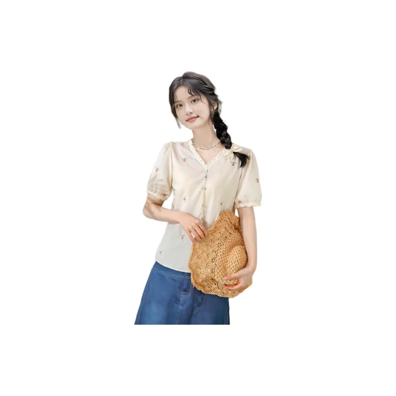 Wbwq Chiffon Shirt Women's Multiple Colors-10