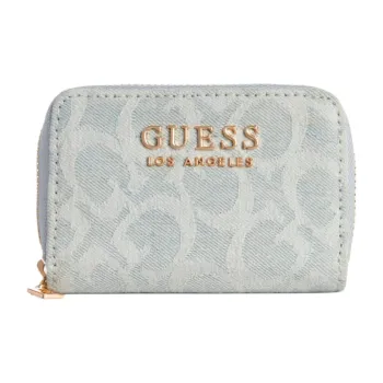 GUESS Denim Wallet Small Size Women's Blue