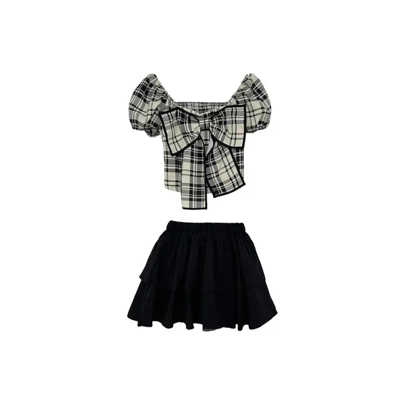 KUNZHUDAXIANG Skirt Set Women's-0