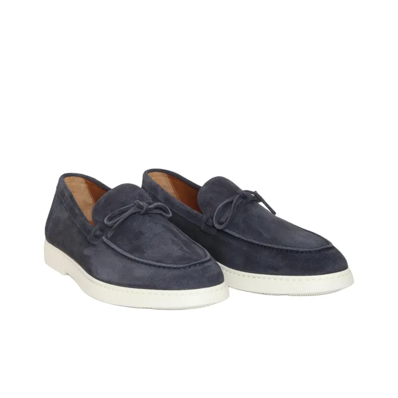 DOUCAL'S Lace up Suede Loafers-2